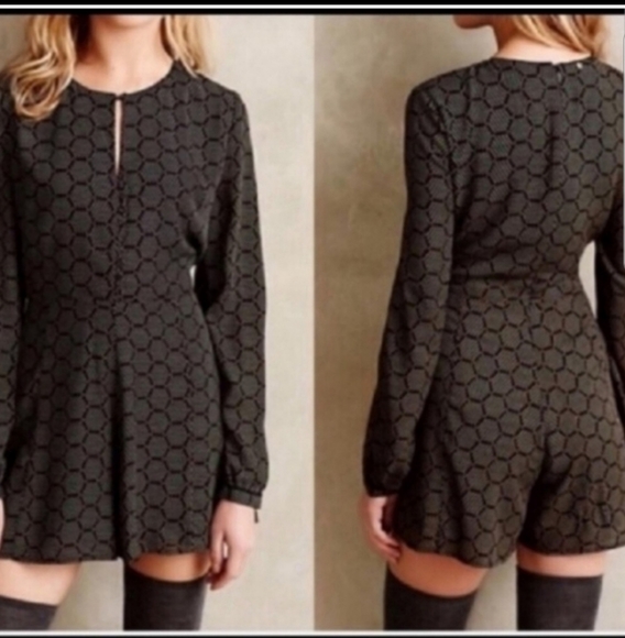 Anthropologie Harlyn Long Sleeve romper - Picture 16 of 16